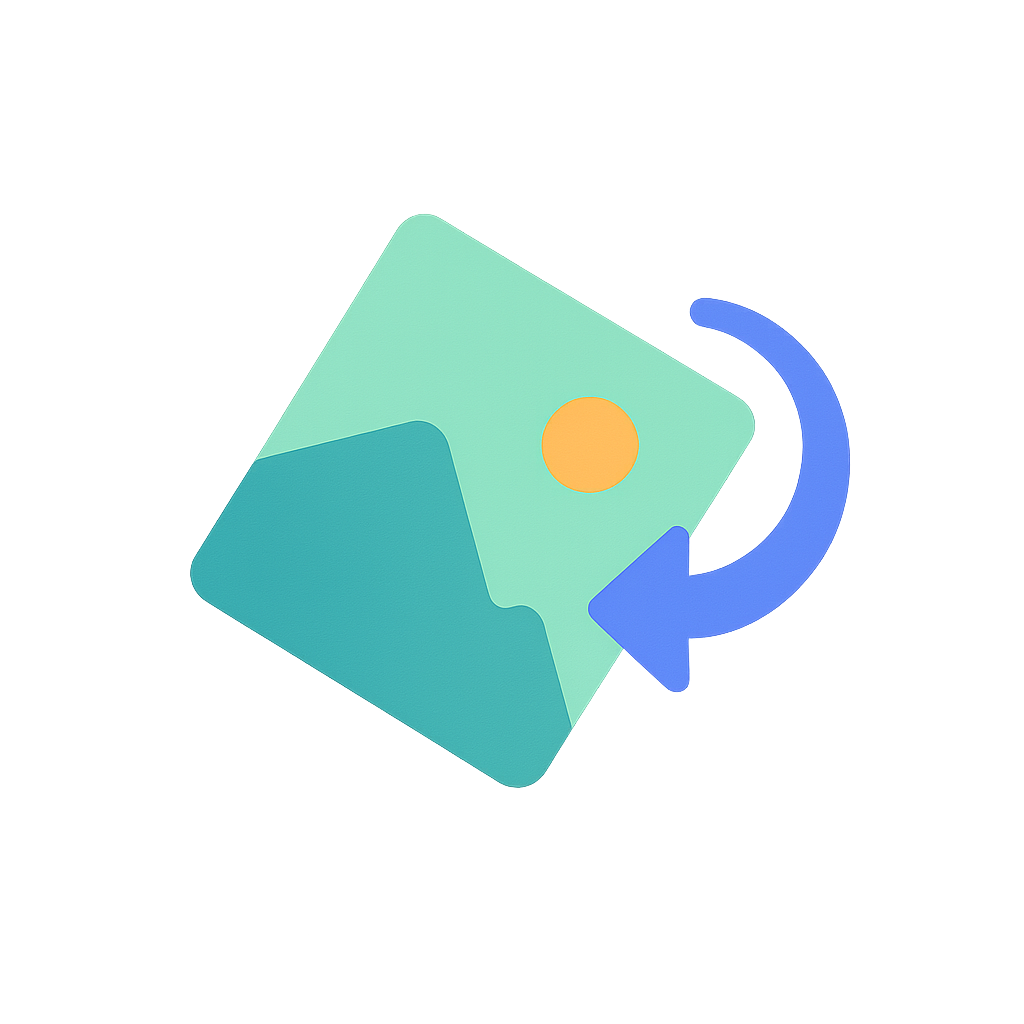 Rotate photo image online gif, jpeg, png online